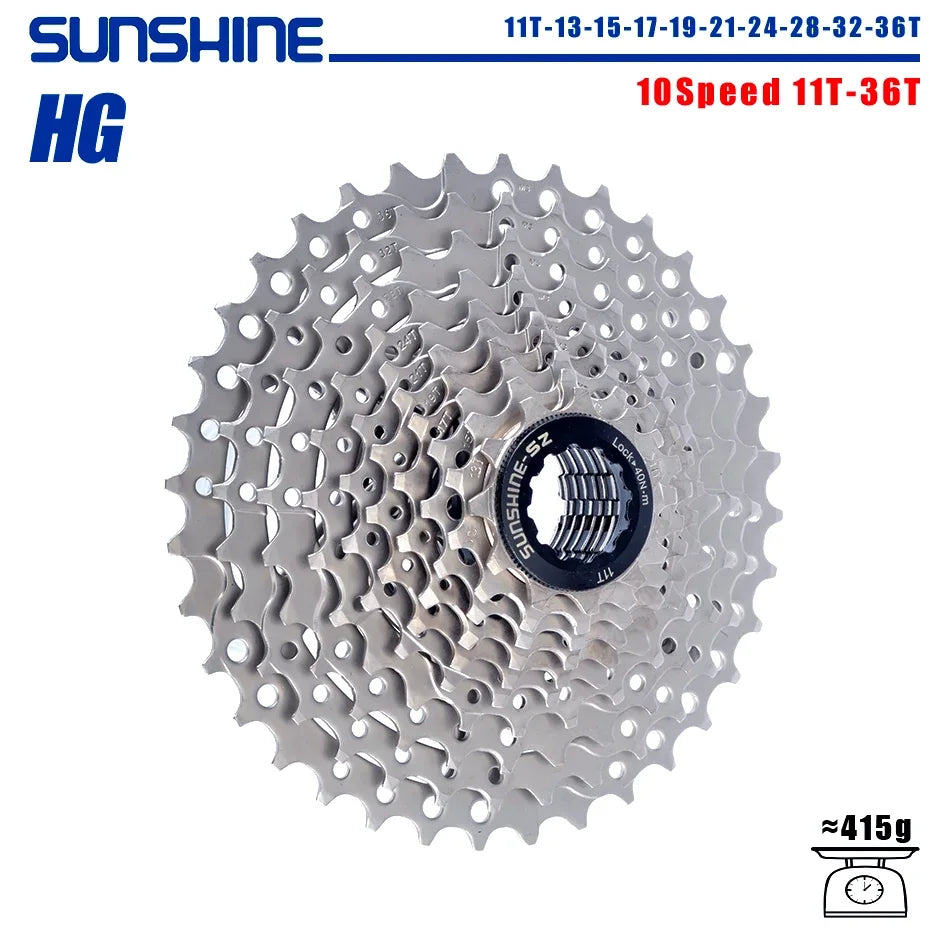 SUNSHINE 8-12 Speed MTB Cassette 11-52T HG Bicycle Sprocket for Shimano
