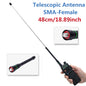 SMA-Female Antenna Dual Band Telescopic for Baofeng UV-5R Radio 21cm