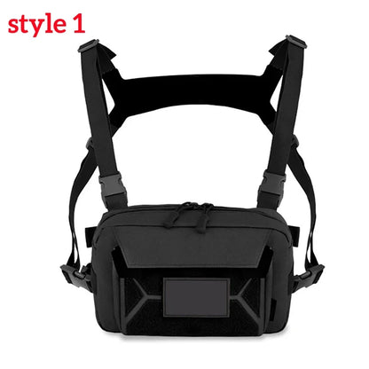 Fishing Vest Bag Men's Camo Fishing Lures Utility Tackle Chest Bags Waist Pack Outdoor Mountaineering Camping Hiking EDC Hunting-EXPROTAS