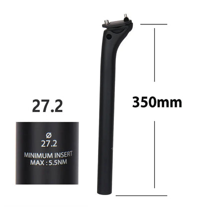 Road Bike Seatpost Carbon 20mm Offset 27.2/30.9/31.6mm MTB Ultralight