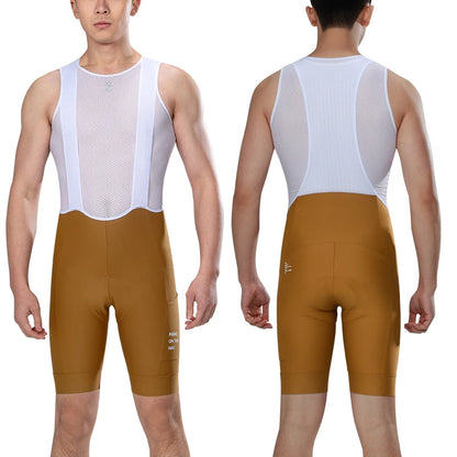INBIKE Mens Cycling Bib Shorts 3D Padded MTB Road Bike Shorts with Pocket