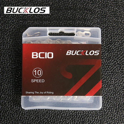 MTB Road Bike Chain BUCKLOS 8-12 Speed 116/126 Links Bicycle