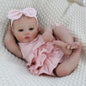 46CM Meadow Reborn Baby Doll Soft Touch 3D Skin Hand Painted Art