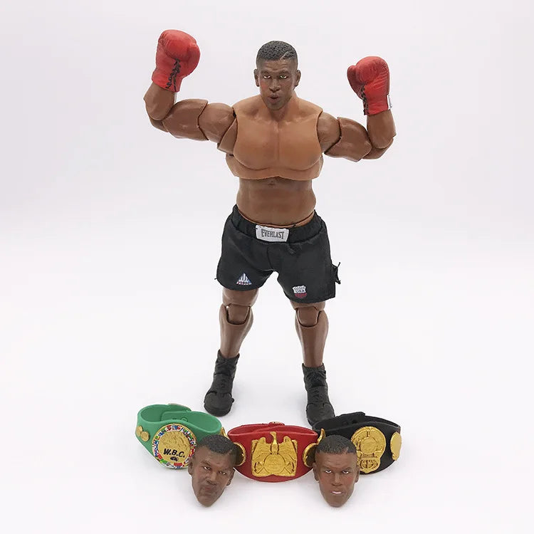 Storm Toys Mike Tyson Boxing Figure Three Head Sculpt Collectible Model