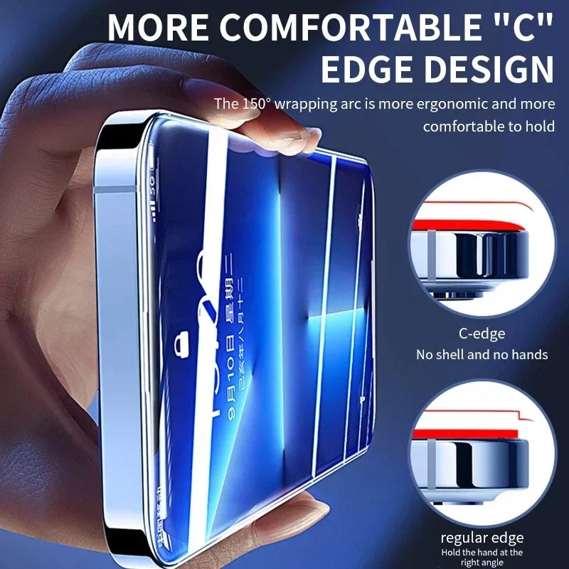 3Pcs Tempered Glass Screen Protector for iPhone 18 17 16 15 14 13 12 11