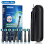 Electric Toothbrush Rechargeable Brush Rotating 8 Heads USB Timer Adults