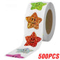 500Pcs Holographic Star Stickers Reward Labels School Teacher Kids