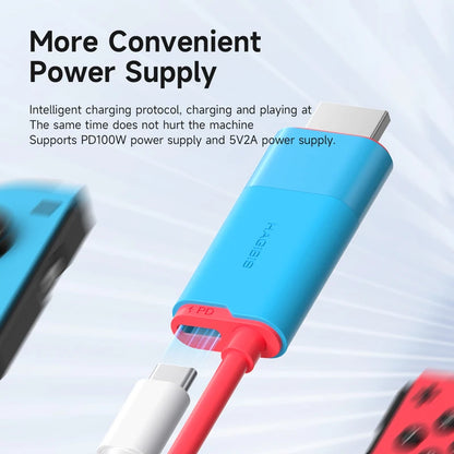 Hagibis Switch Dock USB-C to HDMI 4K60Hz Adapter for Switch/OLED/SteamDeck