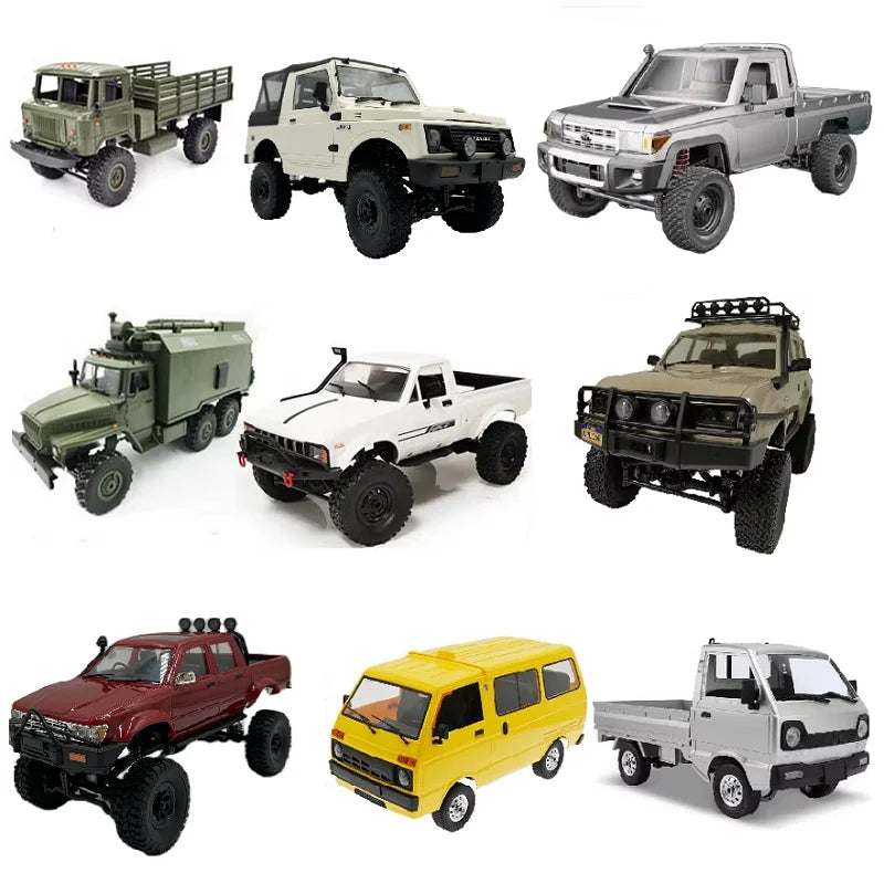 WPL Cars RC Car 4WD Radio Control Off-Road Car RTR KIT Rock Crawler Electric Buggy Moving Machine C54 B24 B16 C24 B36 Assembly-EXPROTAS