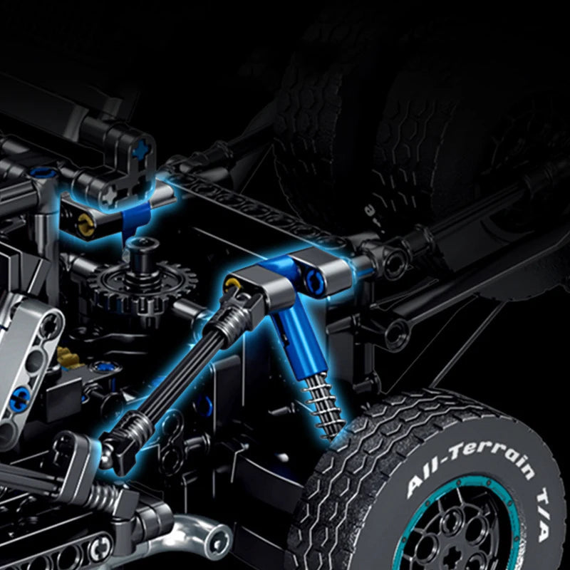 SEMBO 1341pcs Off-Road Racing Car Building Blocks MOC Vehicle Model DIY Toy Gift