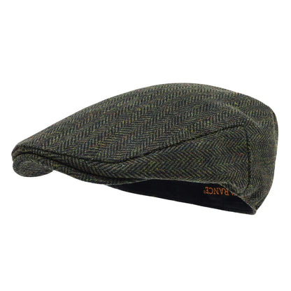 STARANCE Men's Herringbone Flat Ivy Newsboy Hat Wool Blend Gatsby Cabbie Cap