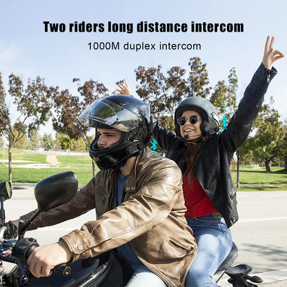 Freedconn Motorcycle Helmet Bluetooth Intercom BT5.1 FM Music Share Waterproof