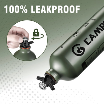 Safety Valve Liquid Fuel Bottle 1L Outdoor Camping Water Bucket Campeak