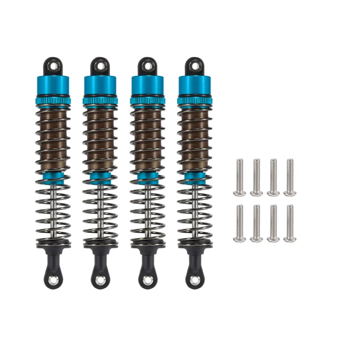 4Pcs Adjustable Oil Filled Shocks 52-120mm 1/10 RC Buggy Truggy Drift Car