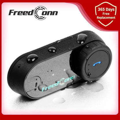 FreedConn Motorcycle Helmet Bluetooth Intercom Headset FM Music Share Speaker
