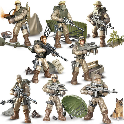 World War Building Blocks Military Soldiers Toy Figures Army Set
