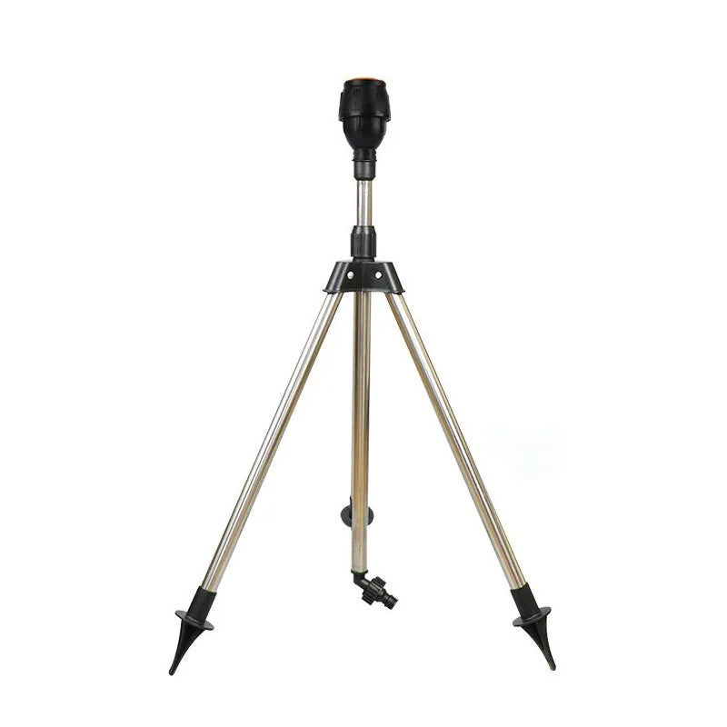 Stainless Steel Tripod Garden Sprinkler Automatic Rotating Irrigation System 10m