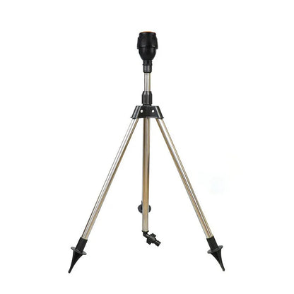 Stainless Steel Tripod Garden Sprinkler Automatic Rotating Irrigation System 10m