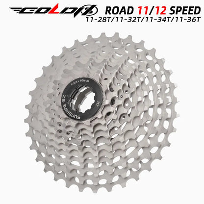 GOLDIX Road Bike Cassette | 11/12 Speed CNC 11–52T Flywheel for SHIMANO HG