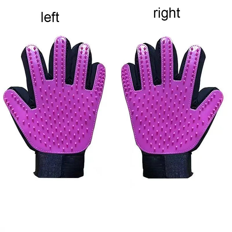 Pet Grooming Glove Deshedding Hair Remover Massage Brush for Dog Cat