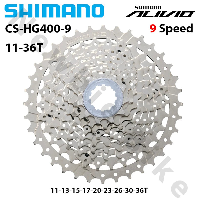 Shimano 9 Speed Cassette 11-25T 11-36T  Alivio HG400