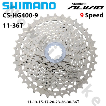 Shimano 9 Speed Cassette 11-25T 11-36T  Alivio HG400