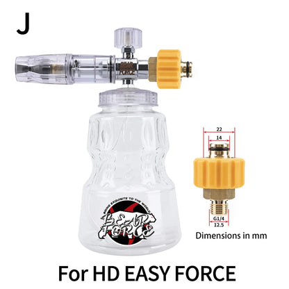 Pressure Washer Foam Lance | Snow Cannon Nozzle for Karcher AR Bosch Bort Jet