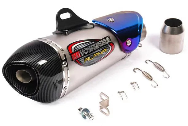 Universal 51mm motorcycle exhaust alpha muffler for R3 MT07 FZ1 R6 R15 ZX6R ZX10 Z900 Z400 1000 CBR1000 GSXR1000 with DB killer-EXPROTAS