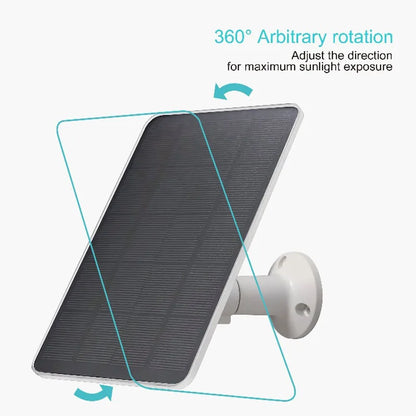 10W Solar Panel for Security Camera Type-C Outdoor Charger 5V