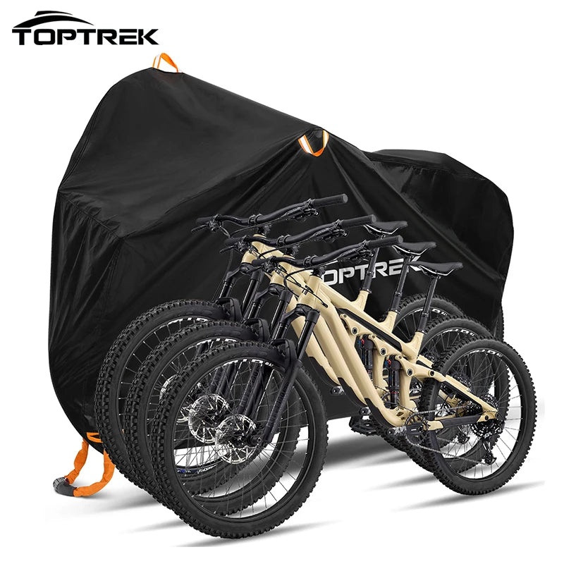 Toptrek Waterproof Bike Cover Outdoor Anti-UV Rain Snow MTB Protector