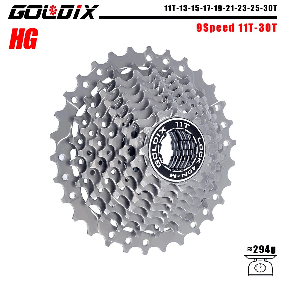 GOLDIX 8–12 Speed Cassette 11-25T 11-28T 11-32T 11-34T 11-36T Compatible Shimano SRAM - EXPROTAS