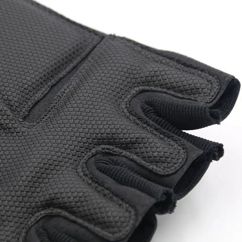 Tactical Finger Gloves Hard Knuckle Half Finger Military Combat Airsoft