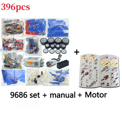 Motor Battery Box 9686 Building Block Model Compatible with Lego 396pcs