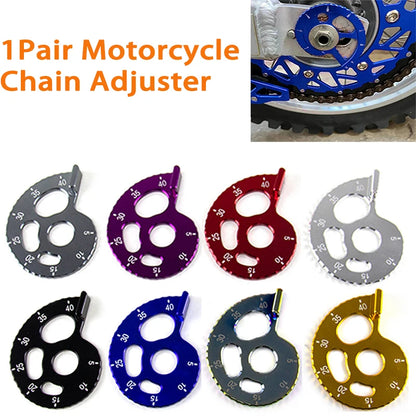 Motorcycle Chain Adjuster Parts Regulator Motorcycle Accessories CNC For CRF230F 230L CRM250 XLR250R XR230R 250L 650R 650L 400R - EXPROTAS