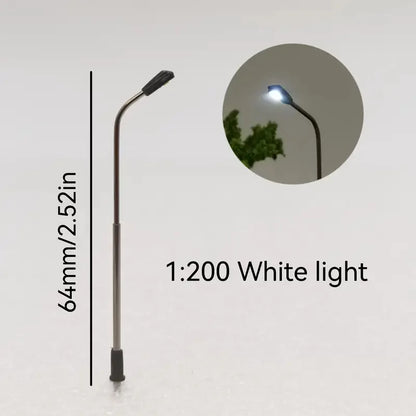 5PCS Miniature Street Lamp LED Model 3V Road Light for Diorama Layout