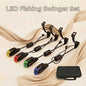 LED Light Fishing Alarm Bite Indicator Adjustable Volume Tone 240mm B2011