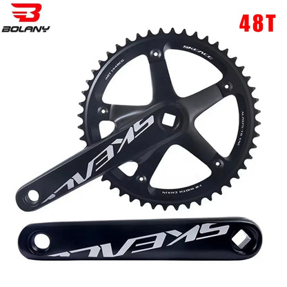 SKEACE 144BCD Track Crankset Square Taper 165mm Single Speed 49T Alloy