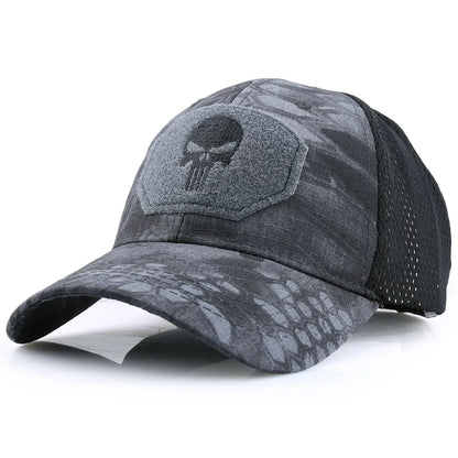 Sun Protection Baseball Cap Outdoor UV Fishing Hat Breathable Camo Men