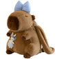 Capybara School Bag Plush Backpack Kawaii Cute Large Capacity for Kids