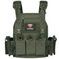 Ranger Green Carrier Vest Quick Release Molle Tactical Security Plate