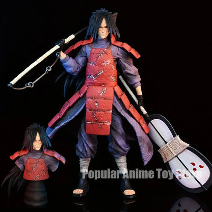 10.62in/27cm Anime Naruto Figure Uchiha Madara Fgiure Senju Hashirama Figure PVC Action Figures Collection Model Toys Gifts-EXPROTAS