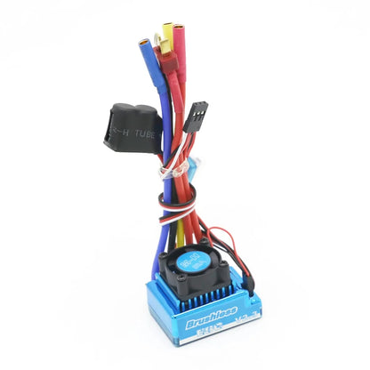 Waterproof 45A/60A/80A/120A Brushless ESC, Dust-Proof Speed Controller with Programming Card for 1/8 1/10 1/12 RC Car Crawler