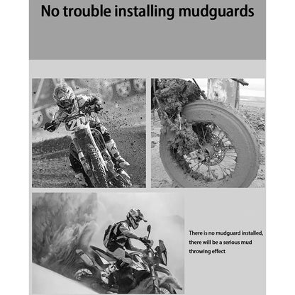 Universal Motorcycle Modified Plastic Rear Mudguard Fender Motorcycle Fender with Reflector