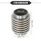UXCELL Exhaust Flex Pipe | 38/45/50/60mm Bellows Connector Stainless Universal