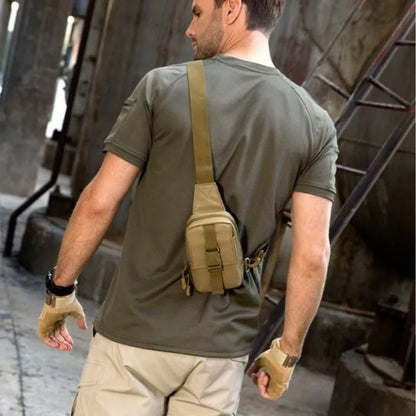 Tactical Chest Bag EDC Pack Outdoor Hiking Camping Shoulder Pouch