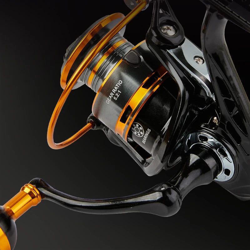EXPROTAS Fishing Reel Spinning 10KG Max Drag Metal Spool Freshwater Saltwater