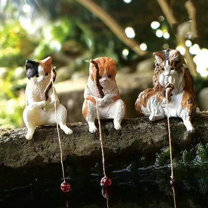 Fishing Ornament Aquarium Decoration Cartoon Landscaping Accessories
