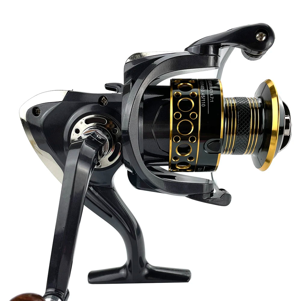 Fishing Spinning Reel 5.2:1 Metal Spool 113BB Carp Coarse Reels