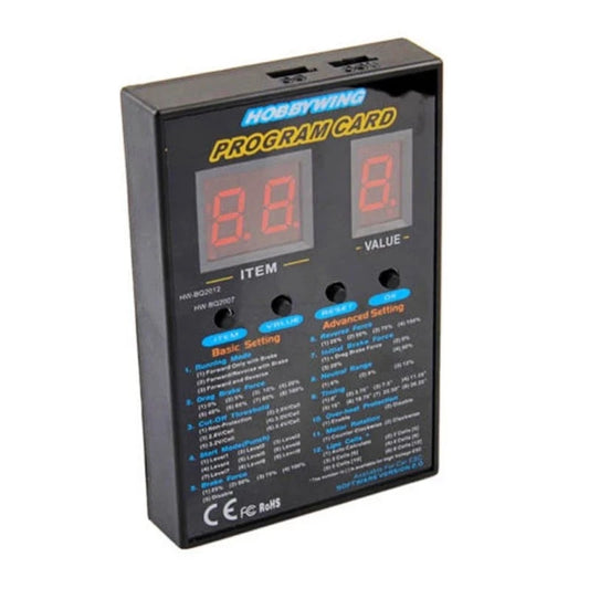 Hobbywing LED Program Box 120A ESC Card for RC Cars Multifunctional