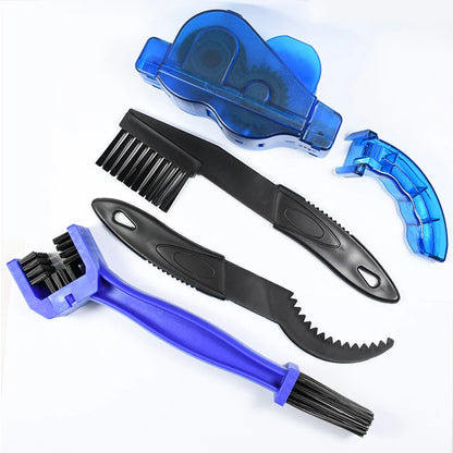 Portable Bike Chain Cleaner Kit Brush Scrubber Tool for MTB Road Cycling